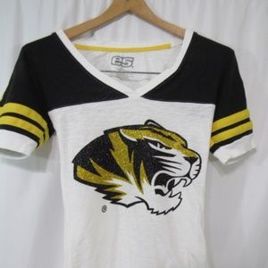 University of Missouri Tigers E5 Football Logo Jersey Women's S